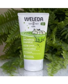 Weleda 2 v 1 sprchový krém a šampon Veselá limetka 150ml