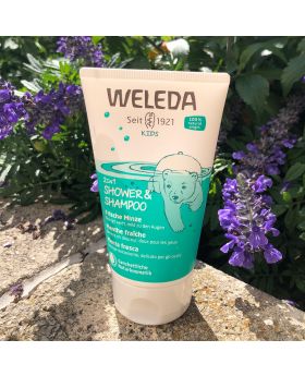 Weleda 2 v 1 sprchový krém a šampon Čarovná máta 150ml